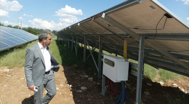 Besni Belediyesi’nin 500 KW’lık GES Santrali üretime başladı