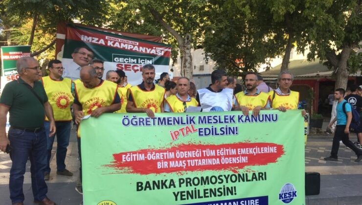 Eğitim Sen üyeleri, Öğretmenlik Meslek Kanunun iptal edilmesini istedi