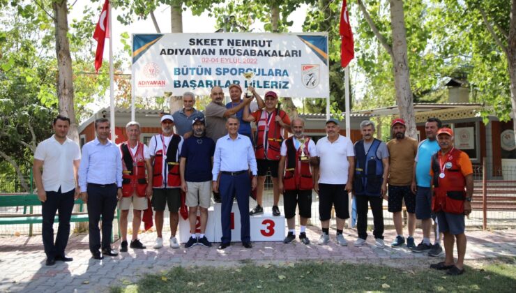 Atıcılık Nemrut Kupası şampiyonları kupa ve madalyalarını aldı