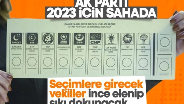 AK Parti’de 2023 seçimleri için çalışmalar yoğunlaştırıldı