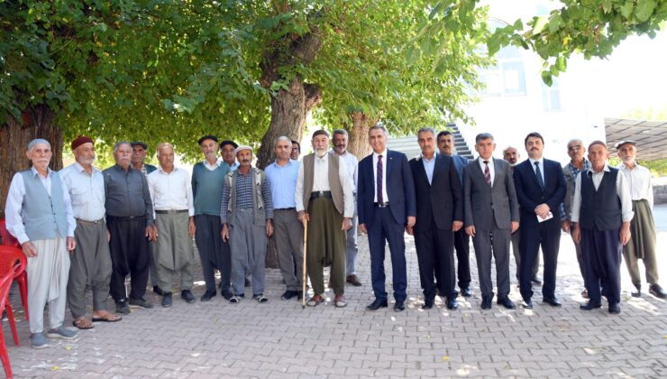 VALİ MAHMUT ÇUHADAR’IN KÖY GEZİLERİ DEVAM EDİYOR