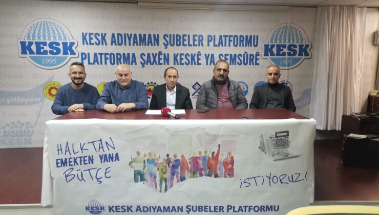 KESK üyelerinden bütçe açıklaması