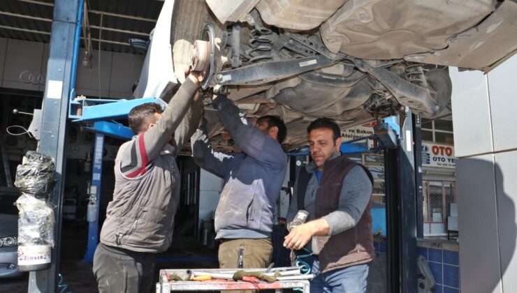 Adıyaman’da sanayi esnafı kepeklerini açtı