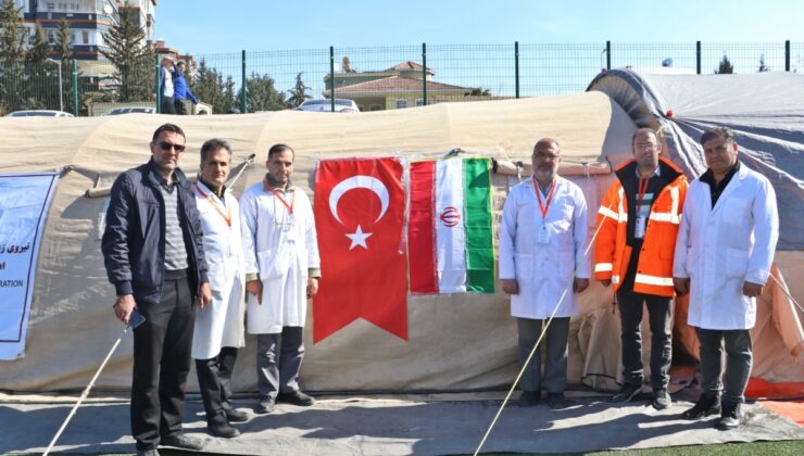 İranlı doktorlar, Adıyaman’da sahra hastanesi kurdu