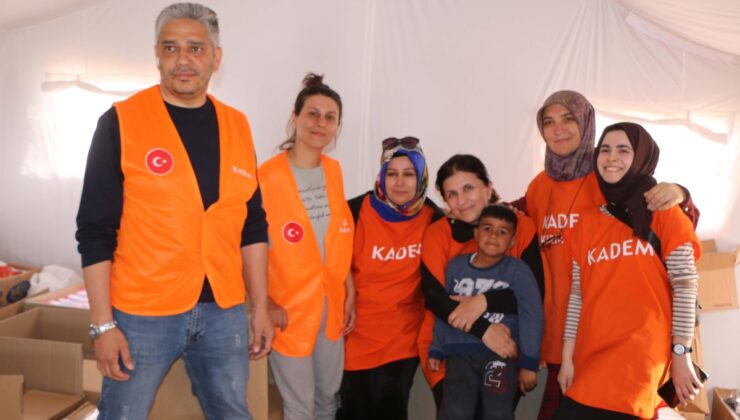 Depremzede kadınlara KADEM desteği