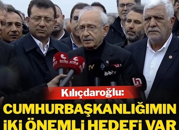 Kılıçdaroğlu: Cumhurbaşkanlığımın iki önemli hedefi var