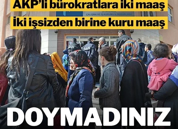 Vatandaş hem işsiz hem maaşsız