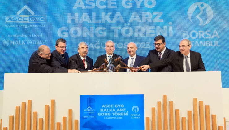 BORSA İSTANBUL’DA GONG ASCE GYO İÇİN ÇALDI