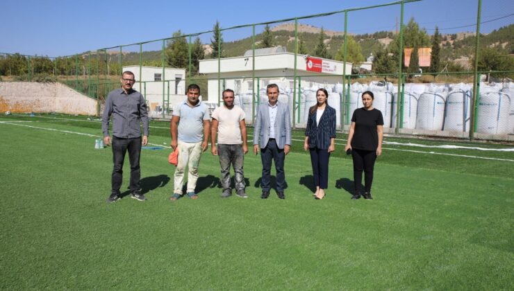 ADIYAMAN’DA SPOR TESİSLERİ YENİLENİYOR