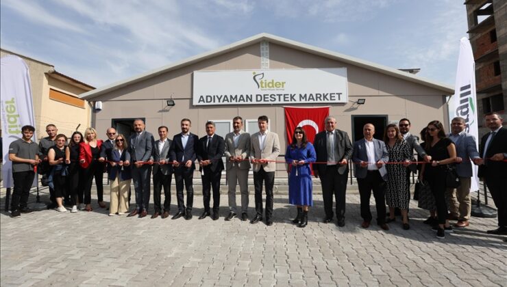 1500 ailenin temel ihtiyacının karşılanacağı Adıyaman Destek Market açıldı