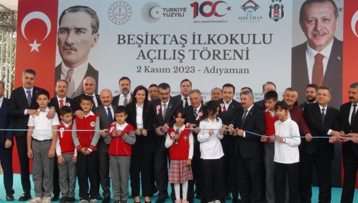 Adıyaman’da Beşiktaş İlkokulu törenle açıldı