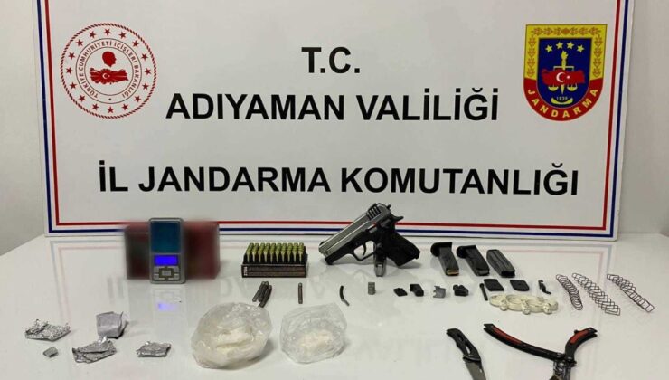 Adıyaman’da Jandarma’dan narkotik operasyon