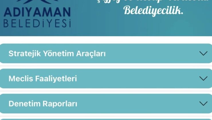 Başkan Kılınç belediyenin 5 yıllık bütçesini ve mali raporlarını erişime açtı