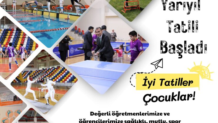 YARIYIL TATİLİ BAŞLADI, HAYDİ SPORA