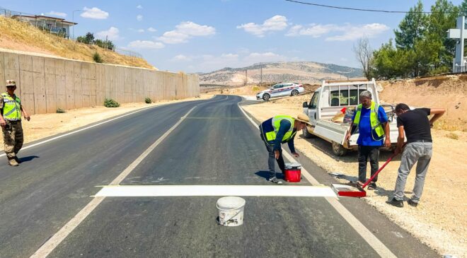 Adıyaman Belediyesi trafik güvenliğini artırmak için çalışmalarını sürdürüyor