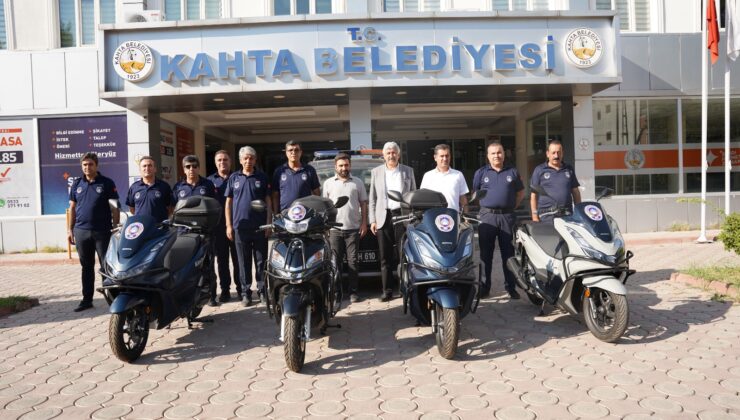 KAHTA BELEDİYESİ MOTORİZE ZABITA EKİBİ KURDU