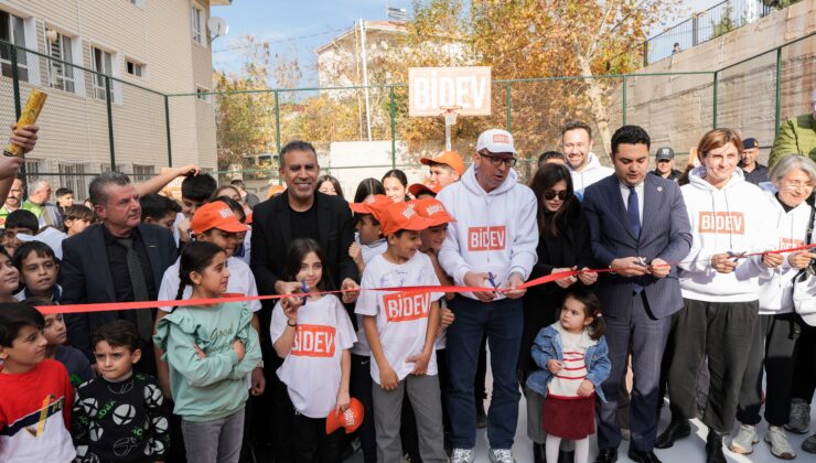 BİDEV, Polimeks Holding desteği ve Ahbap Derneği iş birliğiyle onuncu basketbol sahasını Adıyaman’da açtı  