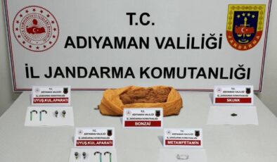 Adıyaman’da uyuşturucuya 9 gözaltı