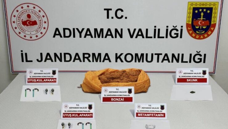 Adıyaman’da uyuşturucuya 9 gözaltı