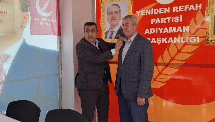 Yeniden Refah Partisi Kâhta İlçe Başkanlığına Mehmet Yasin Erdem atandı