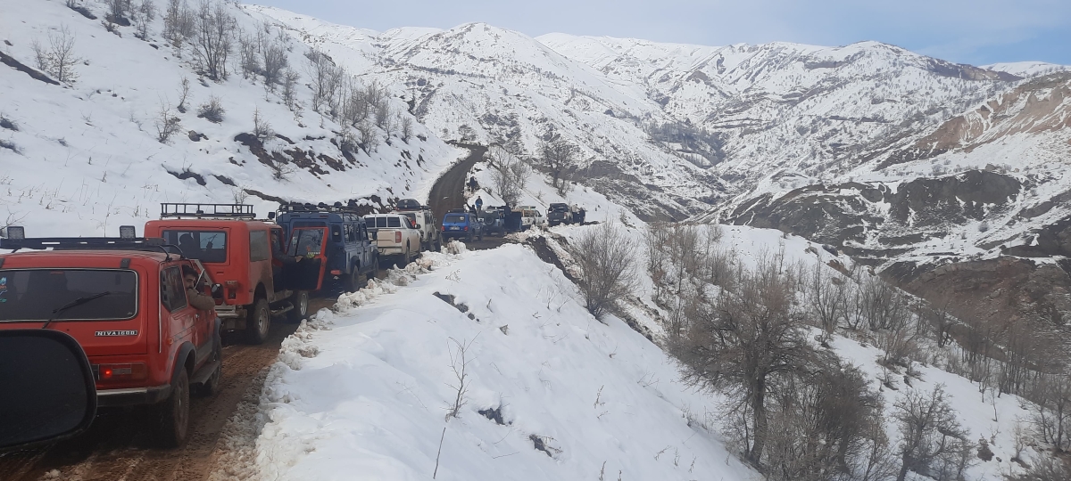 Adıyaman’da Offroad tutkunları Çat Deresi’nde buluştu