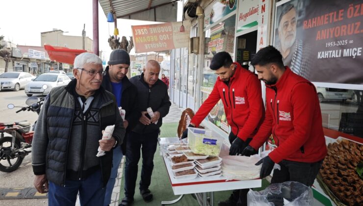 Kahtalı Mıçe’ye vefa: Ücretsiz Çiğköfte dağıtıldı