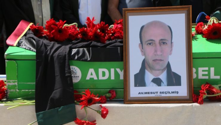 Adıyaman Barosu üyesi Avukat Mesut Seçilmiş son yolculuğuna uğurlandı