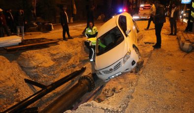 Adıyaman üçüncü çevre yolunda tehlikeli kaza