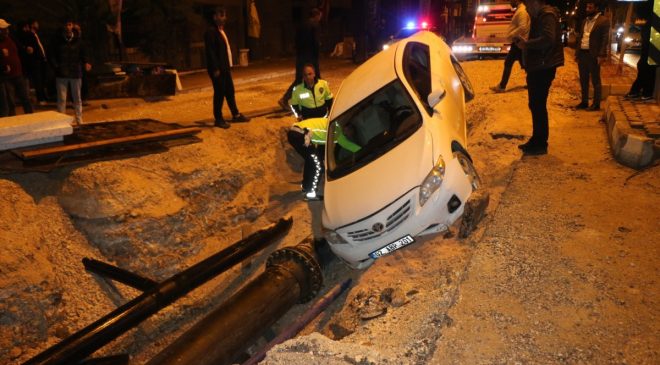 Adıyaman üçüncü çevre yolunda tehlikeli kaza