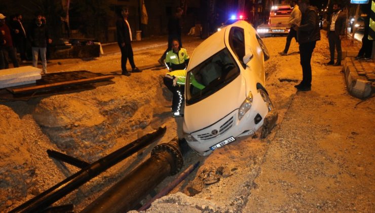 Adıyaman üçüncü çevre yolunda tehlikeli kaza