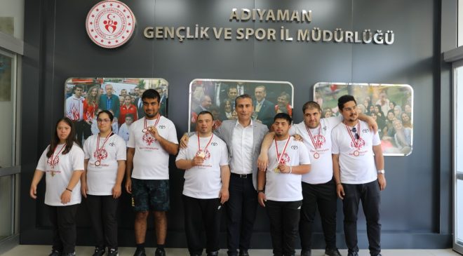 Adıyamanlı özel sporculardan 9 madalya