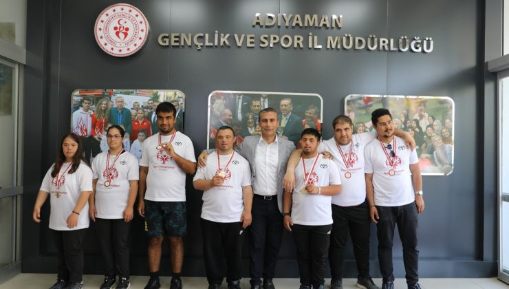 Adıyamanlı özel sporculardan 9 madalya
