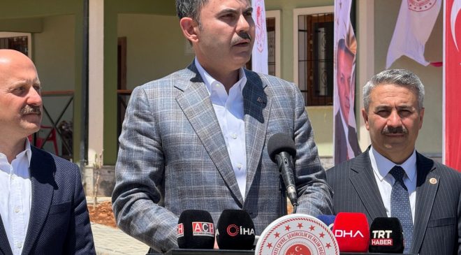 Bakan Murat Kurum Adıyaman’da: ‘Sadece ev değil, umut inşa ediyoruz’