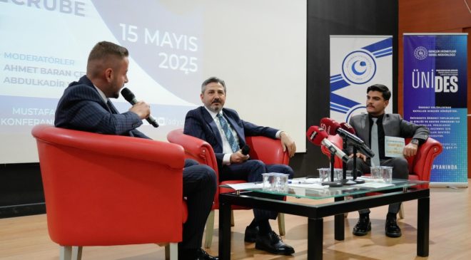 Bakan yardımcısı Ahmet Aydın öğrencilerle buluştu