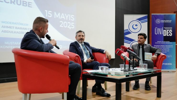 Bakan yardımcısı Ahmet Aydın öğrencilerle buluştu