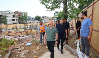 Adıyaman’da depreme dirençli yeni çarşı projesi hızla yükseliyor
