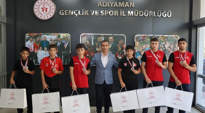 Adıyamanlı güreşçilerden Türkiye şampiyonluğuna büyük başarı