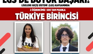ADIYAMAN’DA ÖZEL ATAK OKULLARININ EĞİTİMDE BAŞARISI DEVAM EDİYOR