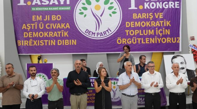 DEM Parti Adıyaman İl Eş Başkanları Memet Bayır ve Gönül Şahin Oldu