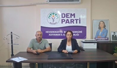 DEM Parti Adıyaman İl Örgütü’nden yangın açıklaması