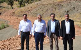 Sincik-İnlice-Çelikhan Grup Yolu çalışmaları devem ediyor