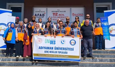 Adıyaman Üniversitesi’nde ‘Depreme Hazırlanan Genç Nesiller’ eğitimini tamamlandı
