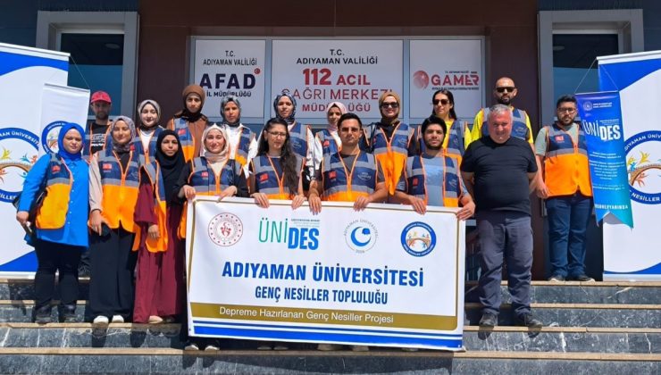 Adıyaman Üniversitesi’nde ‘Depreme Hazırlanan Genç Nesiller’ eğitimini tamamlandı