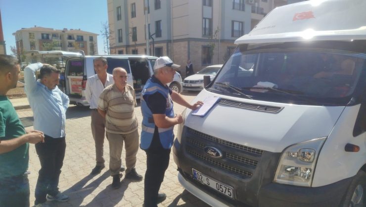 Adıyaman’da öğrenci servisleri denetlendi