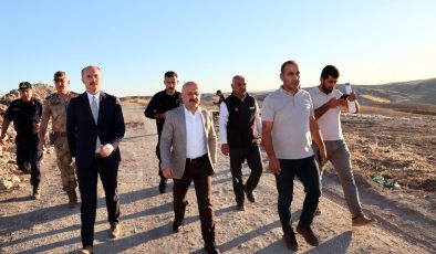 Adıyaman’da, tahliye edilen konteynerler toplanmaya başlandı
