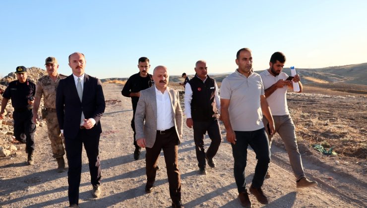 Adıyaman’da, tahliye edilen konteynerler toplanmaya başlandı