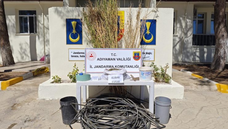 Adıyaman’da uyuşturucu operasyonu: 1 kişi tutuklandı