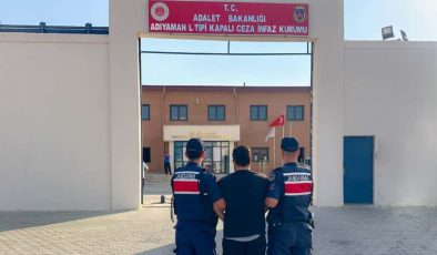 Adıyaman’da yakalama kararı olan şahıs yakalandı