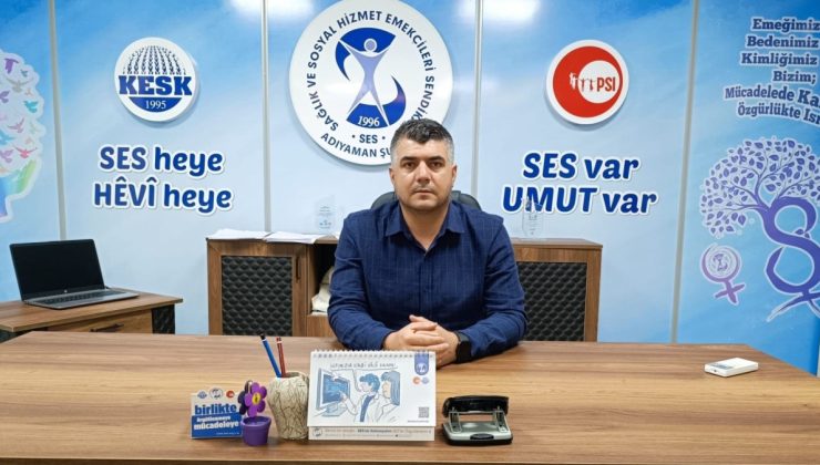 SES Adıyaman Şube Eş Başkanı Aydın: ‘Adıyaman halkı toza ve çamura mahkum edilemez’