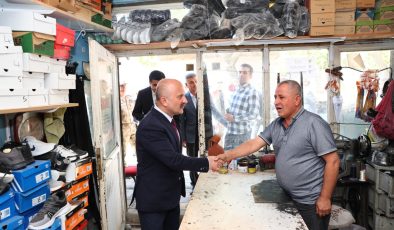 Vali Varol’dan Tut ilçesi esnafına ziyaret